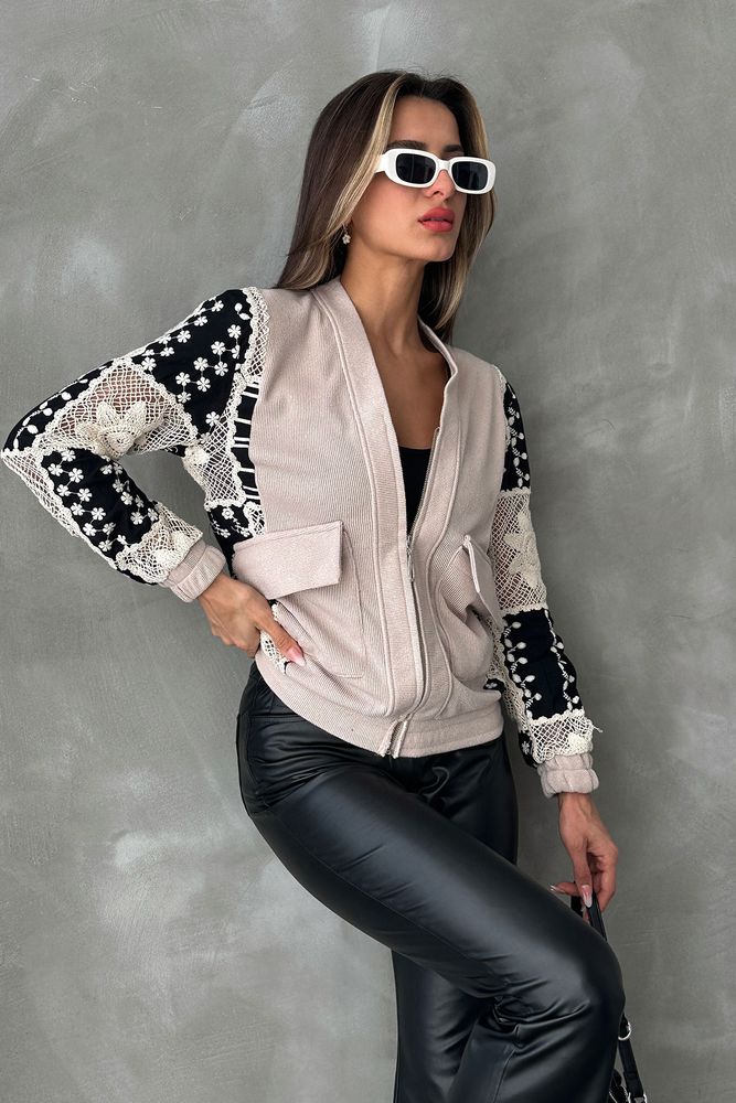 Detailed Jacket - Producer: Topshow - Wholesale Women Clothes - TheBS Women