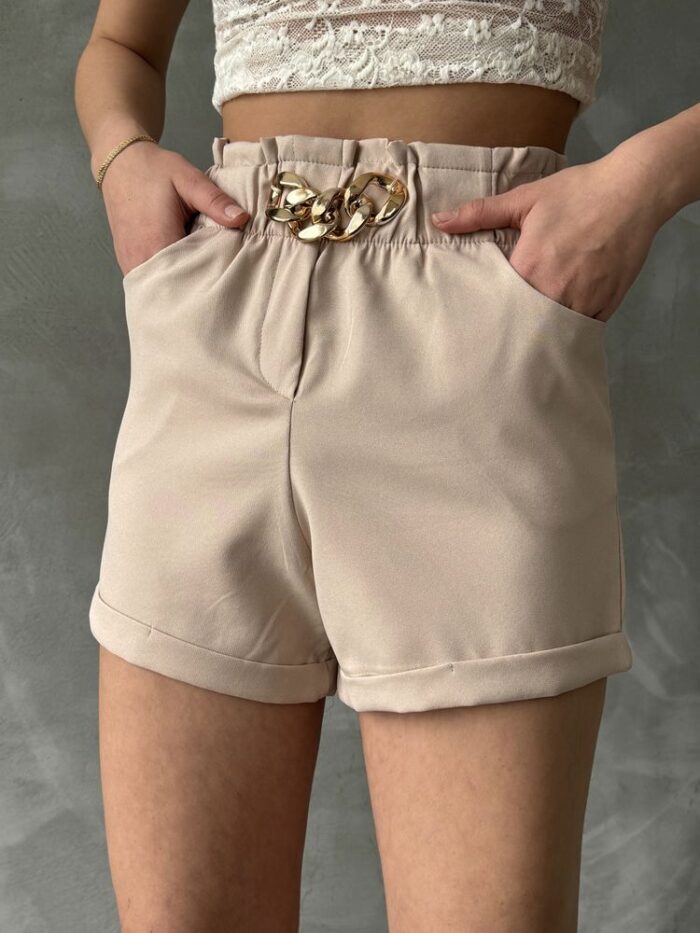 Belt Top Loop Pocket Shorts - Producer: Topshow - Wholesale Women Clothes - TheBS Women