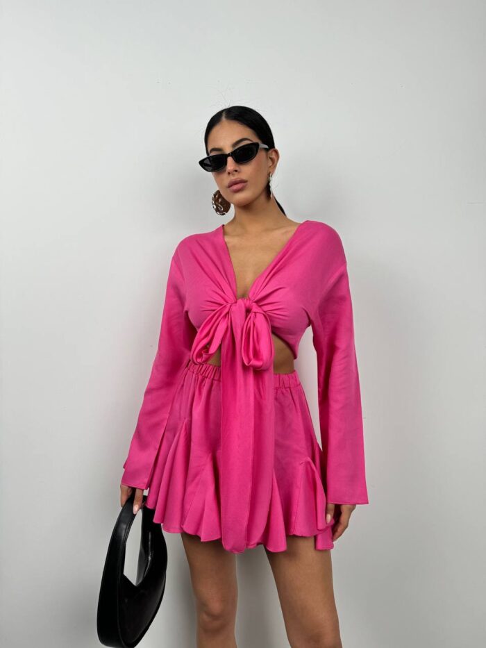 Boat Neck Long Sleeve Crop - Producer: Black Fashion - Wholesale Women Clothes - TheBS Women