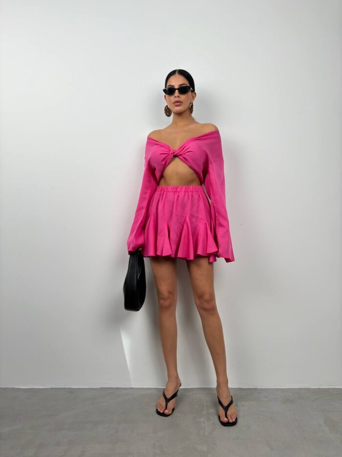 Boat Neck Long Sleeve Crop - Producer: Black Fashion - Wholesale Women Clothes - TheBS Women