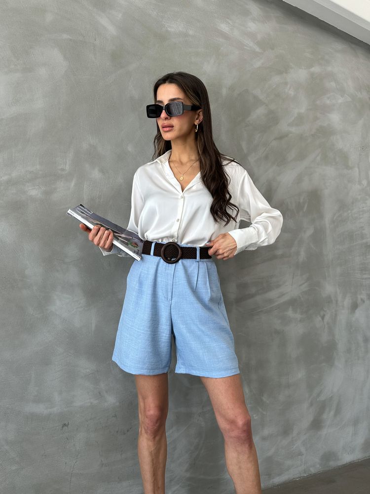 D 2686 Belted Shorts - Producer: Topshow - Wholesale Women Clothes - TheBS Women