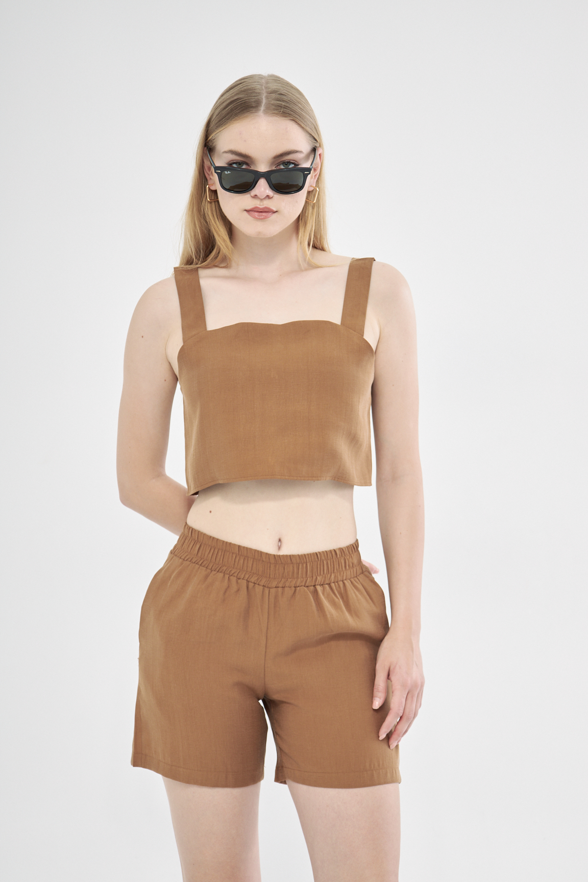 Nao Linen Set Square Neck Blouse In - Brand: Evable - Women & Kids, Baby Clothes Wholesale - TheBS Women