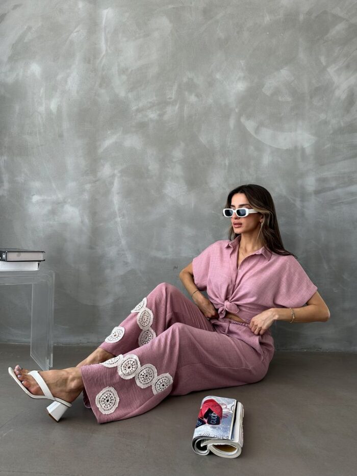 Powder Laced Trousers - Producer: Topshow - Wholesale Women Clothes - TheBS Women