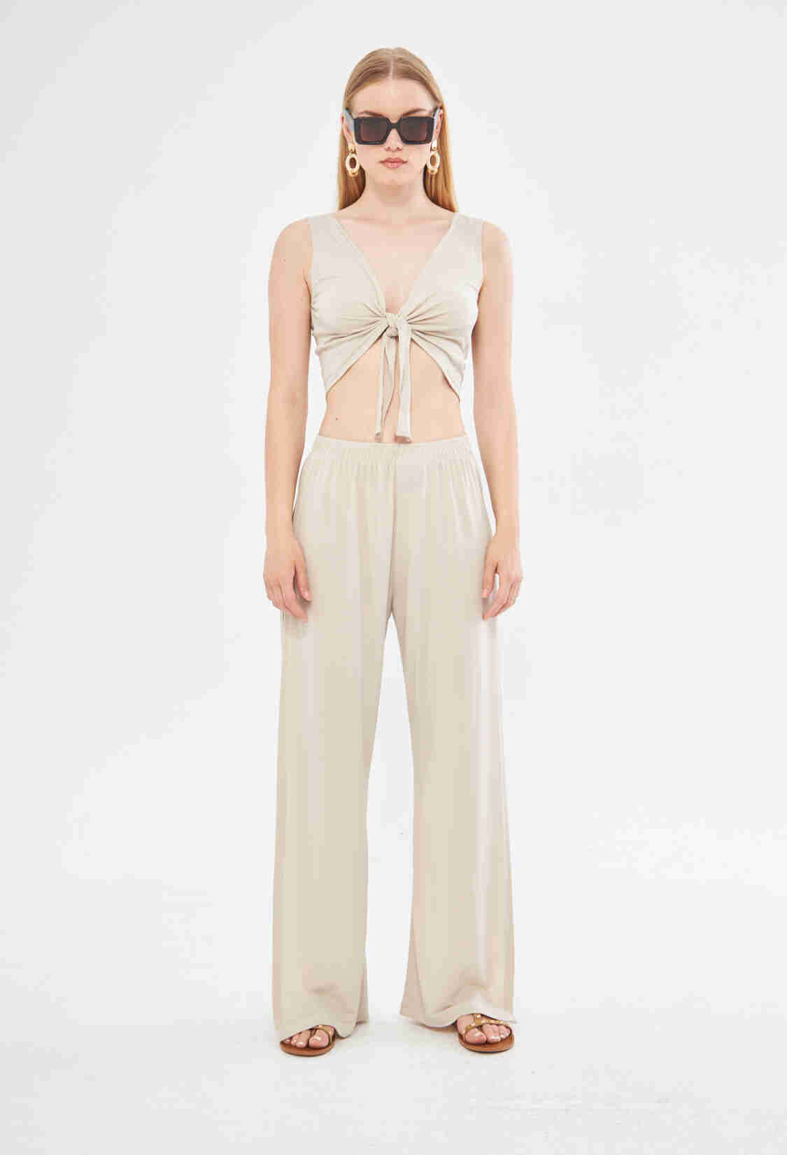 Joi Beach Exclusive Slit Wide Leg Trouser In - Brand: Evable - Women & Kids, Baby Clothes Wholesale - TheBS Women