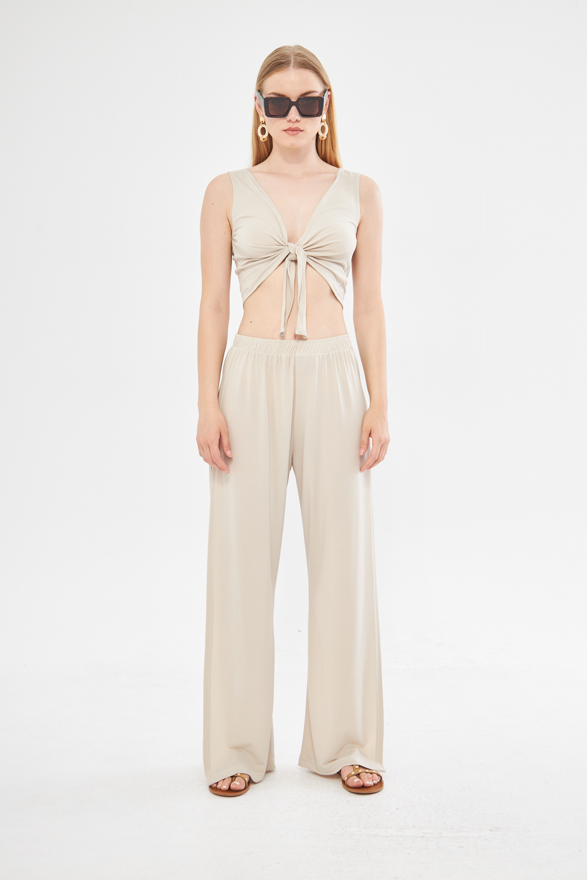Joi Beach Exclusive Slit Wide Leg Trouser In - Brand: Evable - Women & Kids, Baby Clothes Wholesale - TheBS Women