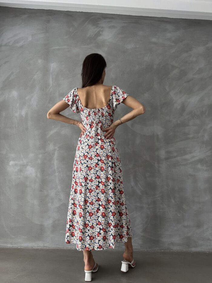 D 2714 Floral Printed Dress - Producer: Topshow - Wholesale Women Clothes - TheBS Women