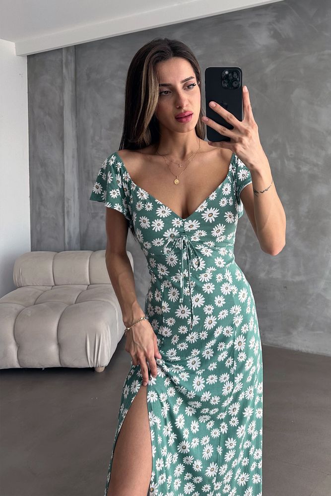 Çağla D 2714 Floral Printed Dress - Producer: Topshow - Wholesale Women Clothes - TheBS Women