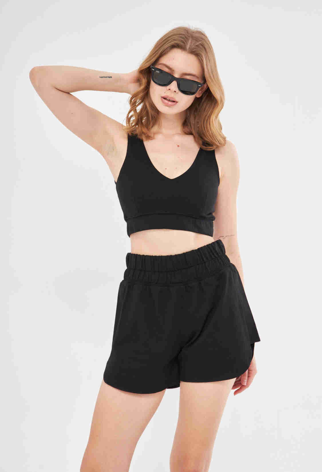 Olla Double Layer Cotton Crop Top In - Brand: Evable - Women & Kids, Baby Clothes Wholesale - TheBS Women