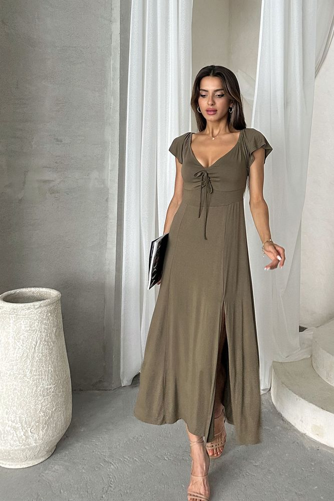 D 2715 Plain Viscose Dress - Producer: Topshow - Wholesale Women Clothes - TheBS Women
