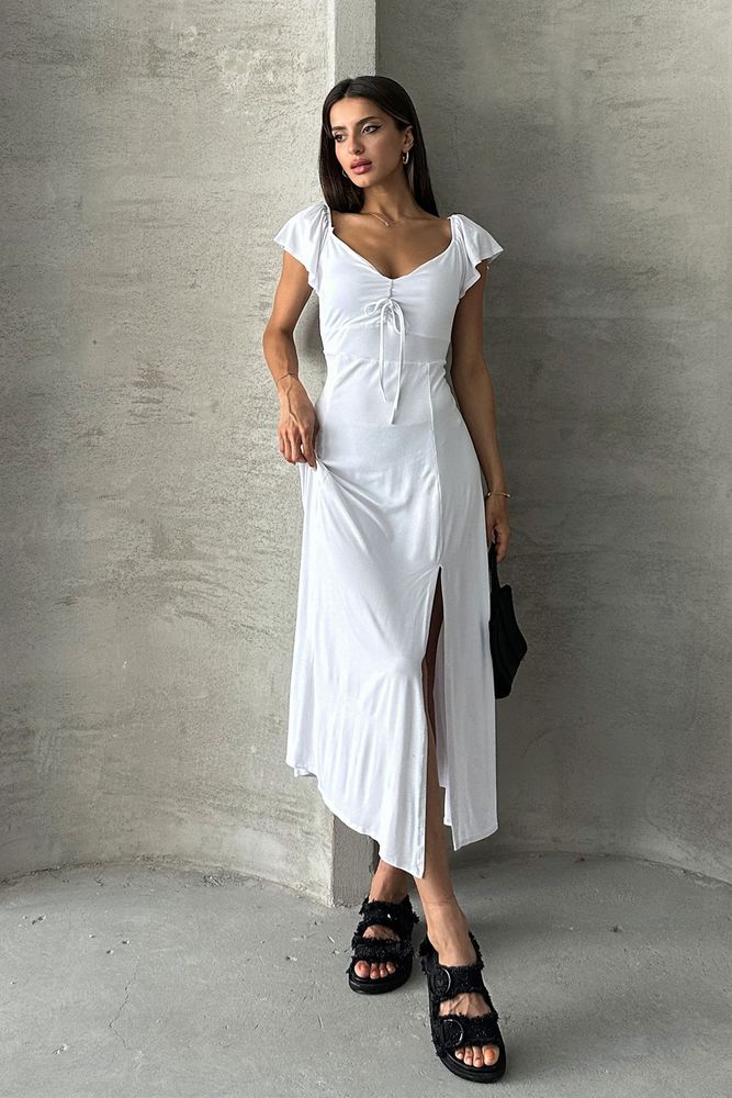 D 2715 Plain Viscose Dress - Producer: Topshow - Wholesale Women Clothes - TheBS Women