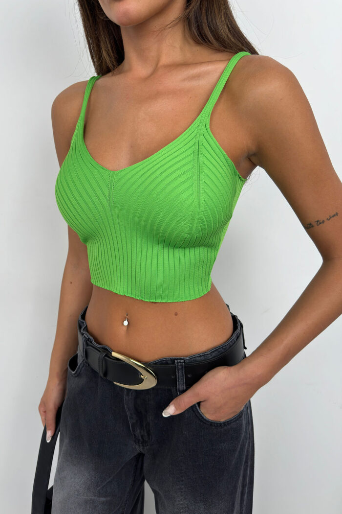 V-Neck Crop Blouse - Producer: Black Fashion - Wholesale Women Clothes - TheBS Women