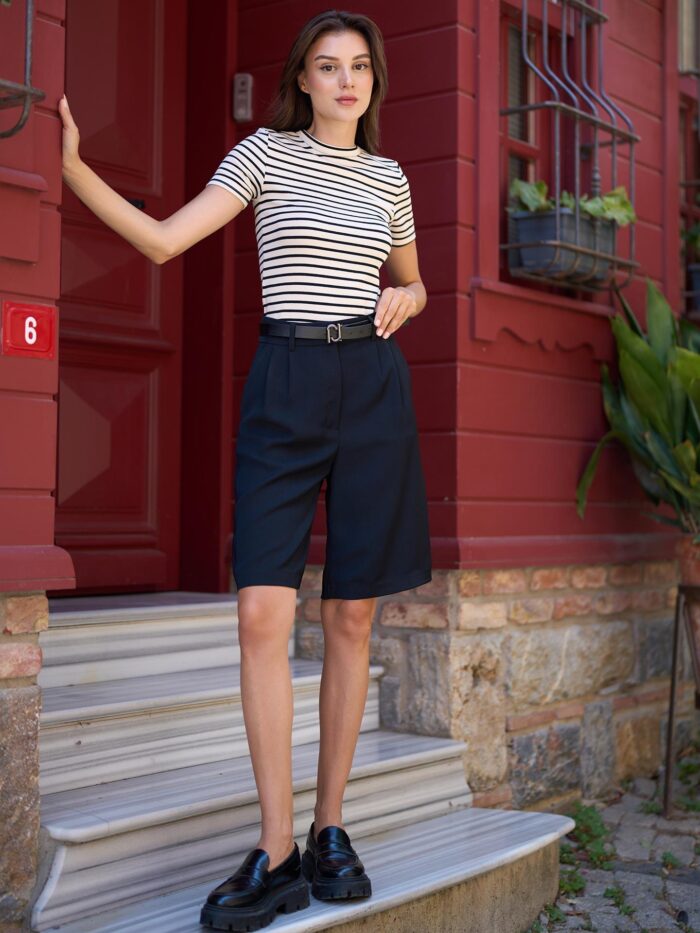 Pleated Shorts - Producer: Juste - Wholesale Women Clothes - TheBS Women
