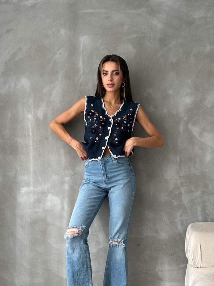Embroidered Vest - Producer: Topshow - Wholesale Women Clothes - TheBS Women
