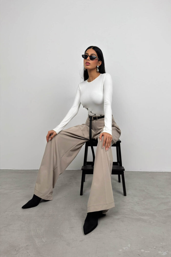Asymmetric Button Detail Blouse - Producer: Black Fashion - Wholesale Women Clothes - TheBS Women