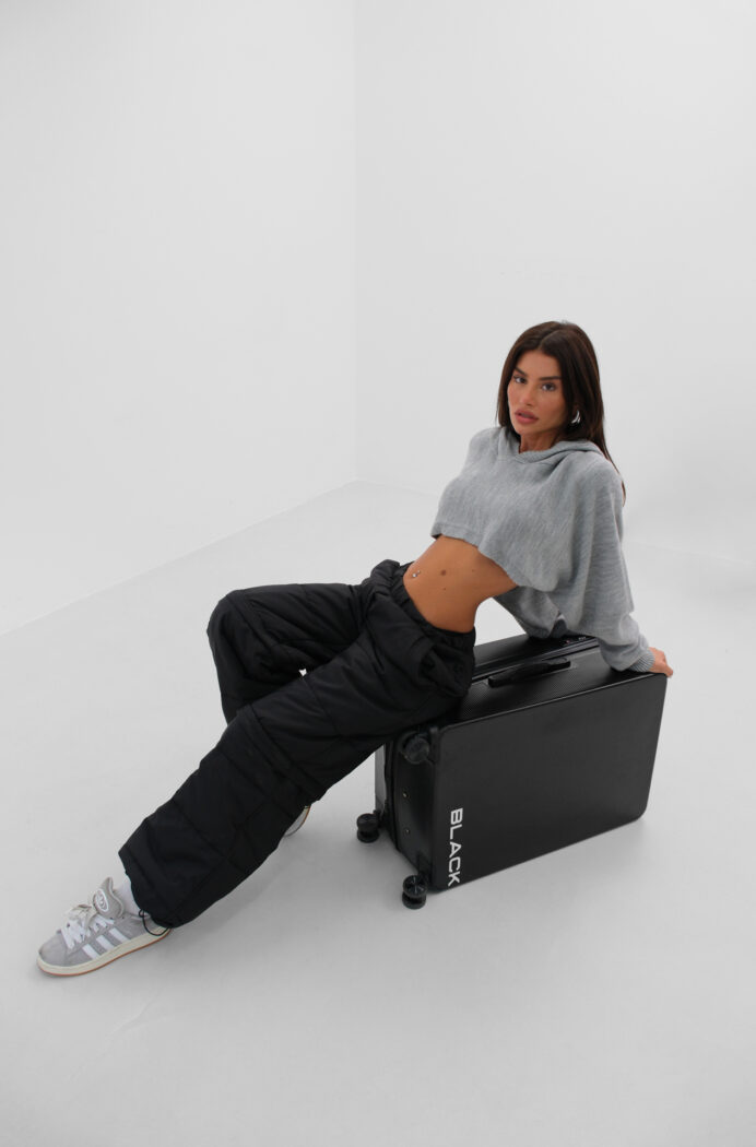 Zipper Detail Quilted Trousers - Producer: Black Fashion - Wholesale Women Clothes - TheBS Women