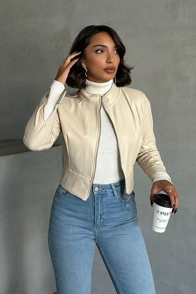 Leather Jacket - Producer: Topshow - Wholesale Women Clothes - TheBS Women