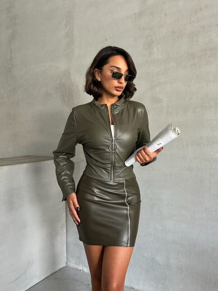Leather Jacket - Producer: Topshow - Wholesale Women Clothes - TheBS Women