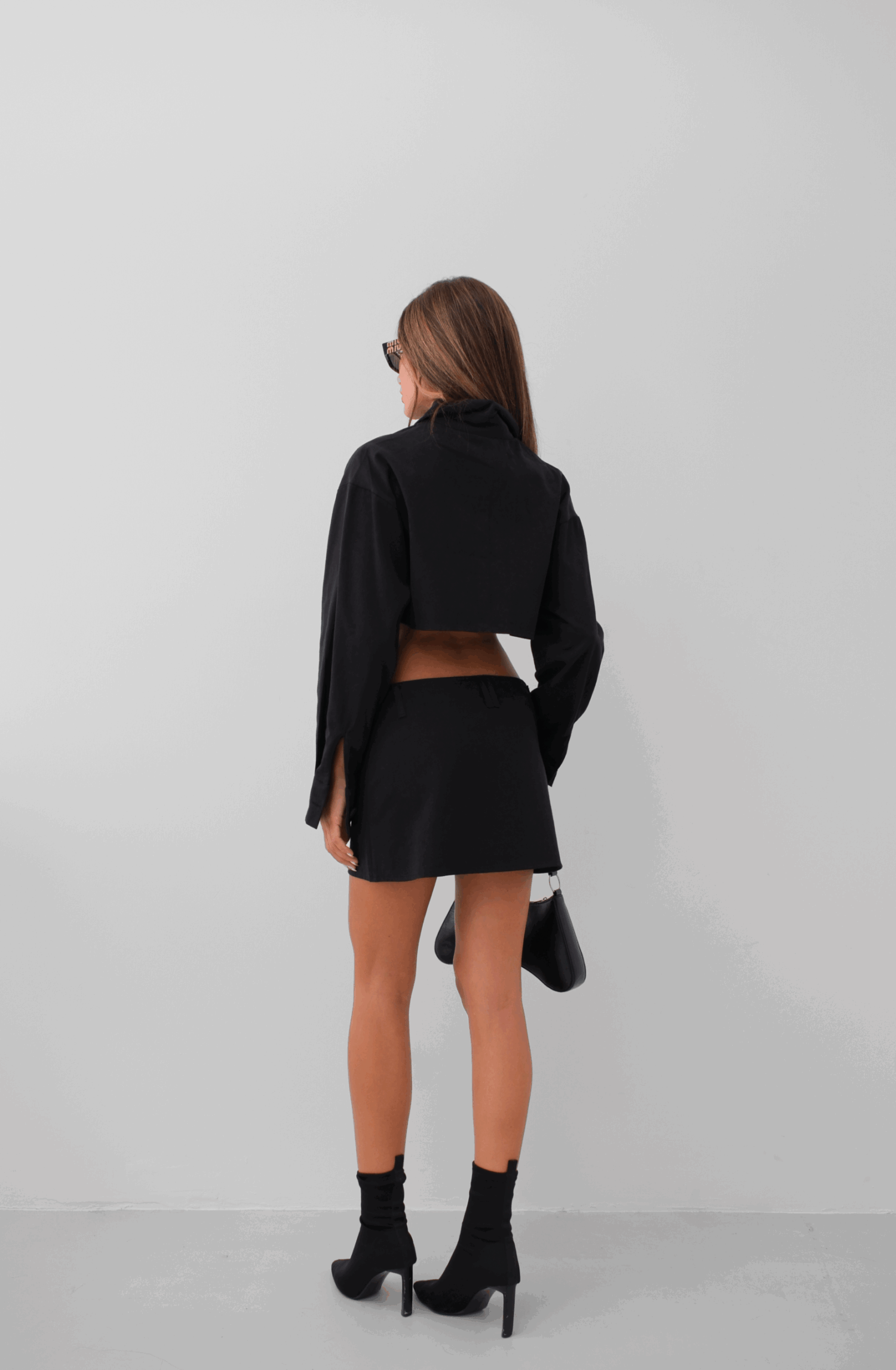 Belt Detail Mini Skirt - Producer: Black Fashion - Wholesale Women Clothes - TheBS Women