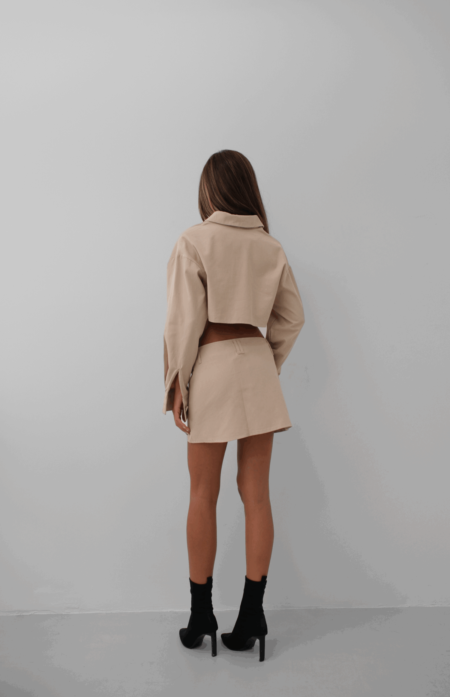 Button Detail Crop Jacket - Producer: Black Fashion - Wholesale Women Clothes - TheBS Women