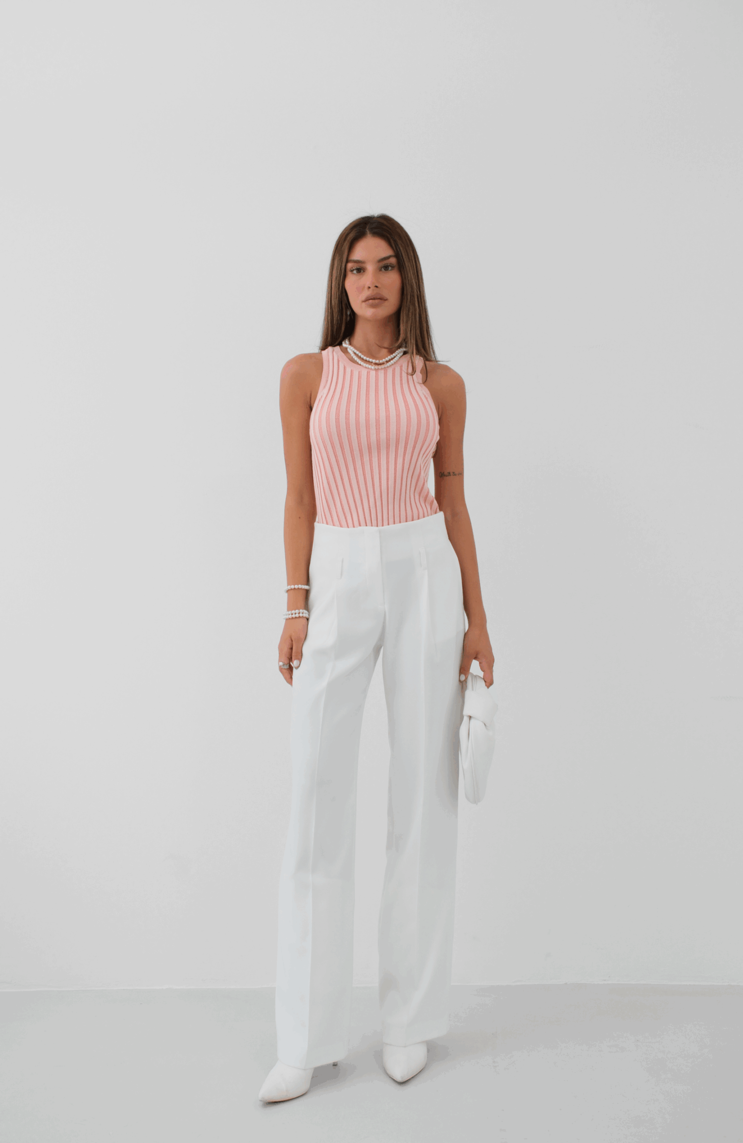Ribbed Swim Neck Blouse - Producer: Black Fashion - Wholesale Women Clothes - TheBS Women