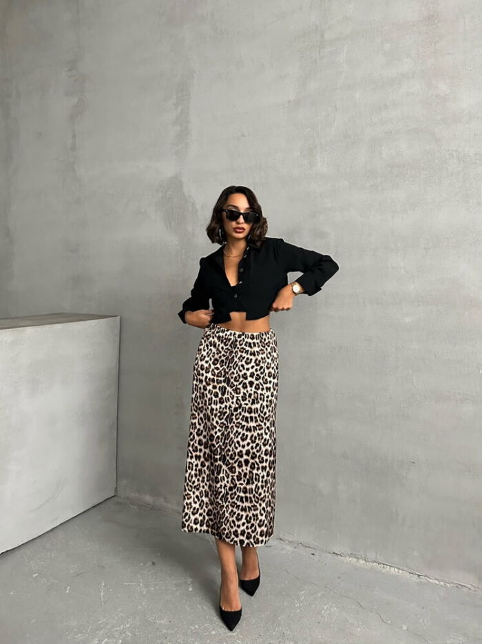 Leopard Pattern Skirt - Producer: Topshow - Wholesale Women Clothes - TheBS Women
