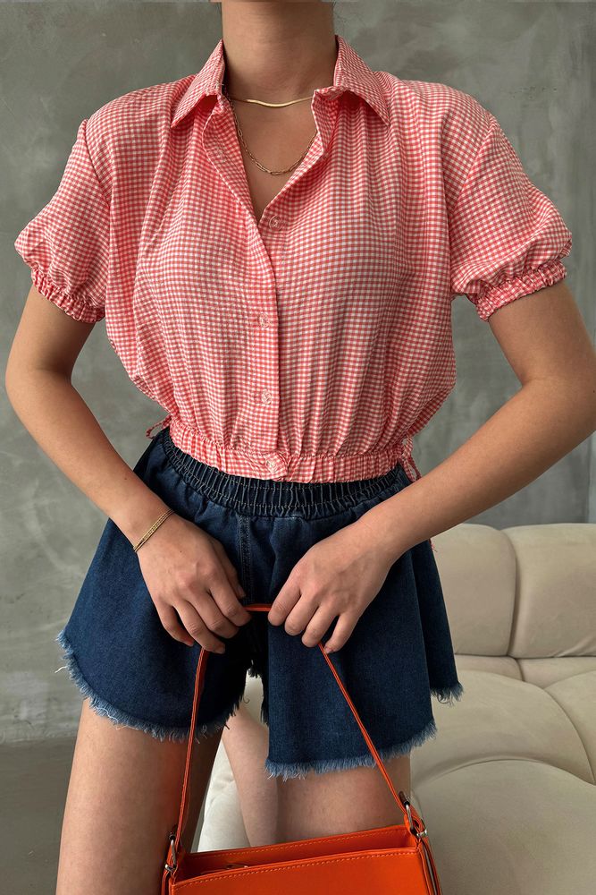 Pitikare Shirt With Elastic Waist - Producer: Topshow - Wholesale Women Clothes - TheBS Women
