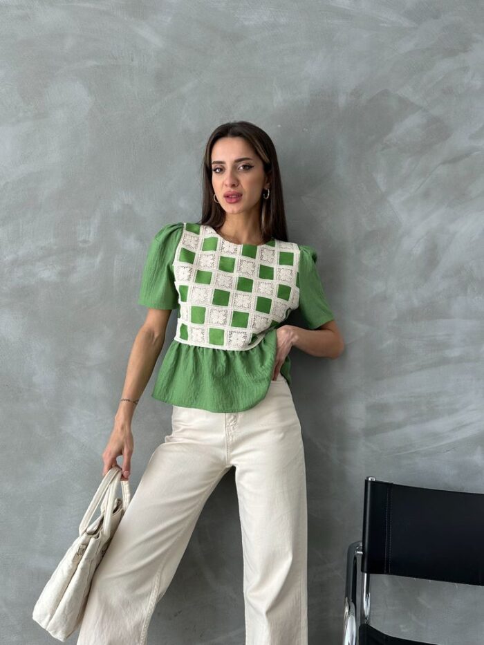 Lace Detailed Blouse - Producer: Topshow - Wholesale Women Clothes - TheBS Women