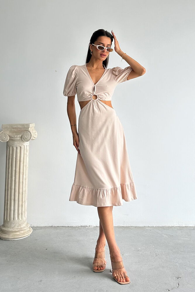 V-neckLow-cutFull-length Dress - Producer: Topshow - Wholesale Women Clothes - TheBS Women