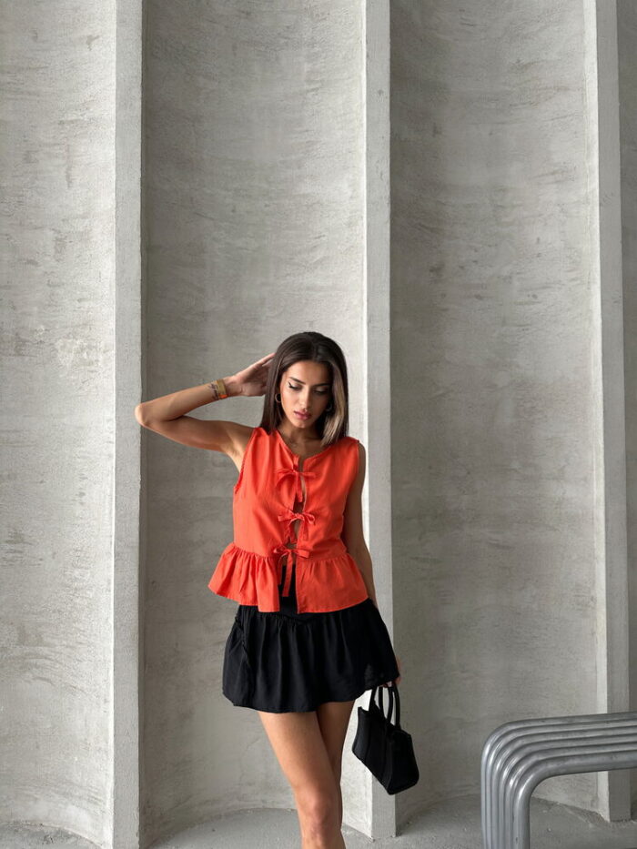 Front Tie Blouse - Producer: Topshow - Wholesale Women Clothes - TheBS Women