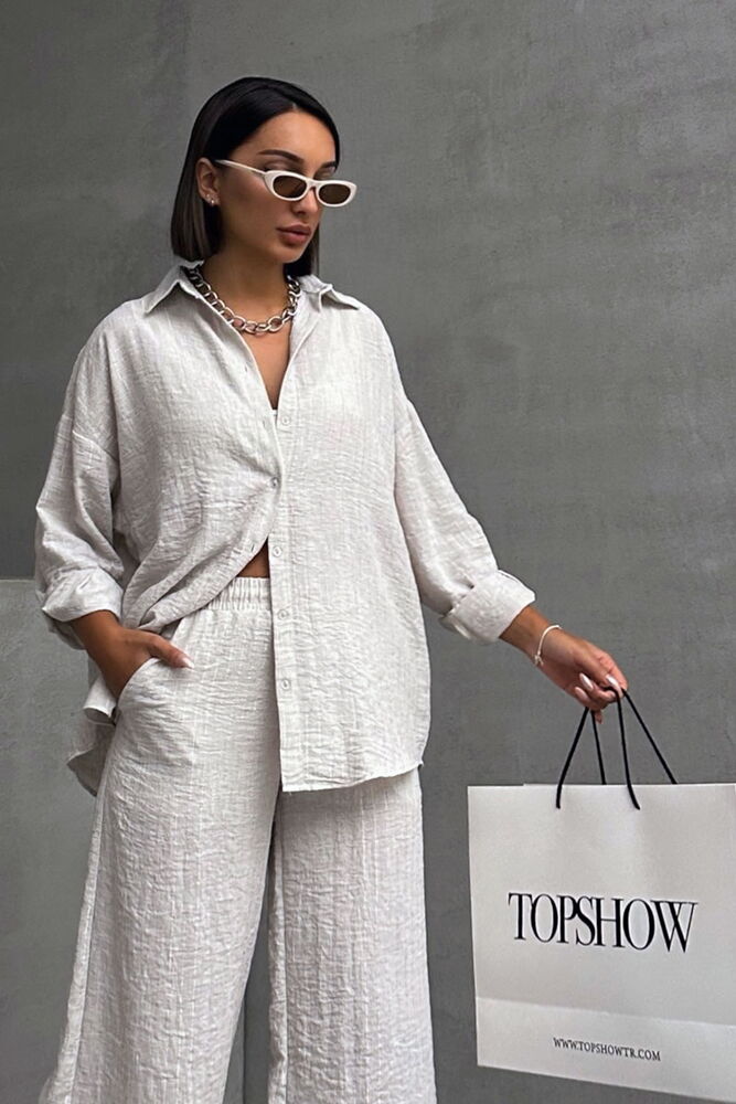 Striped Shirt - Producer: Topshow - Wholesale Women Clothes - TheBS Women