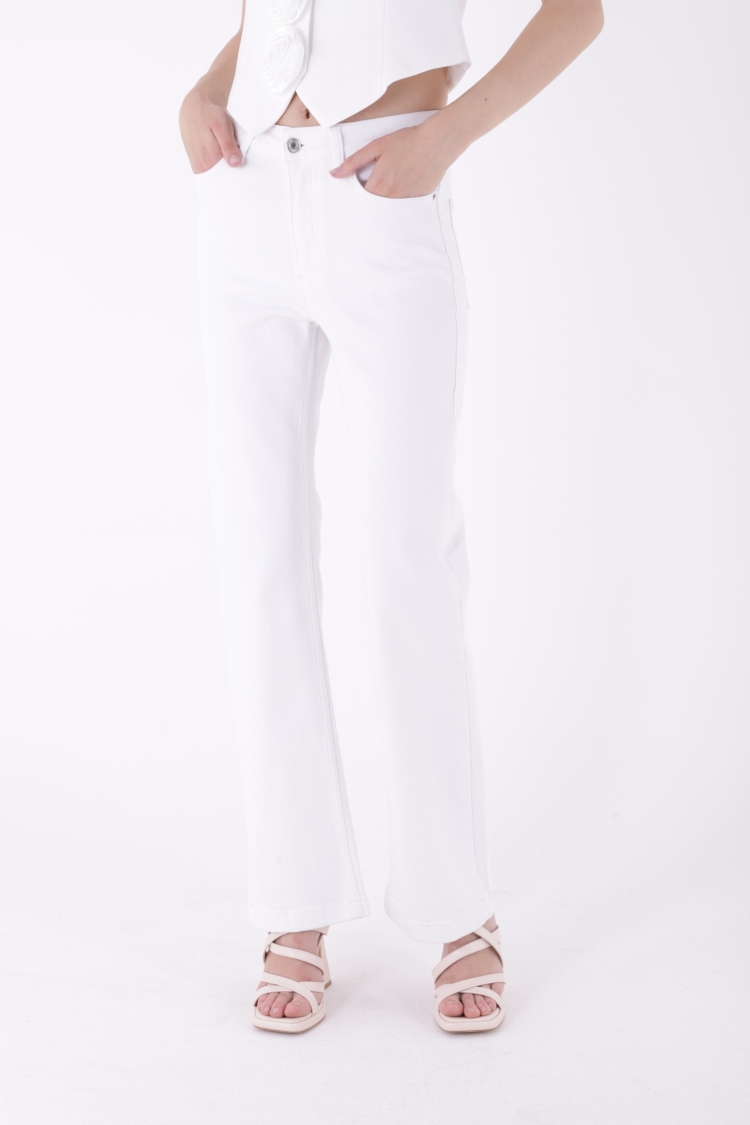 Stitched Leg Wide Leg Relax Jeans - Brand: XLove - Women & Kids, Baby Clothes Wholesale - TheBS Women