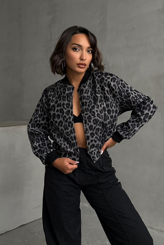 Leopard Leopard Patterned Cachet Coat - Producer: Topshow - Wholesale Women Clothes - TheBS Women