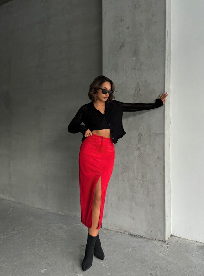 Suede Skirt - Producer: Topshow - Wholesale Women Clothes - TheBS Women