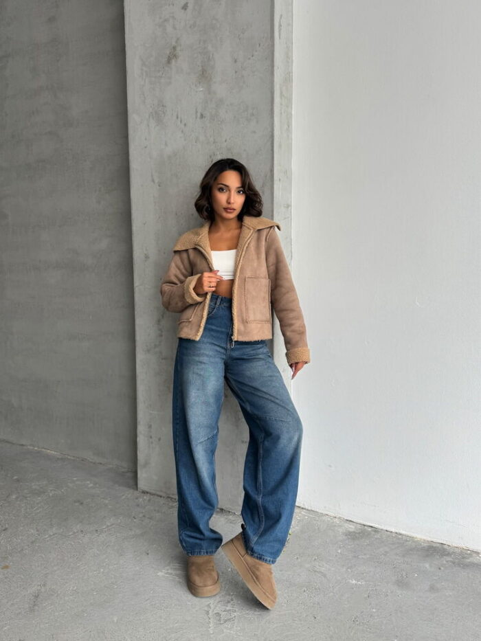 F1856 Suede Plush Coat - Producer: Topshow - Wholesale Women Clothes - TheBS Women