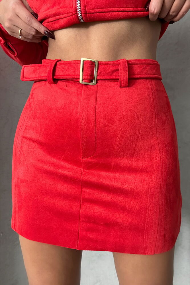 Belted Skirt - Producer: Topshow - Wholesale Women Clothes - TheBS Women