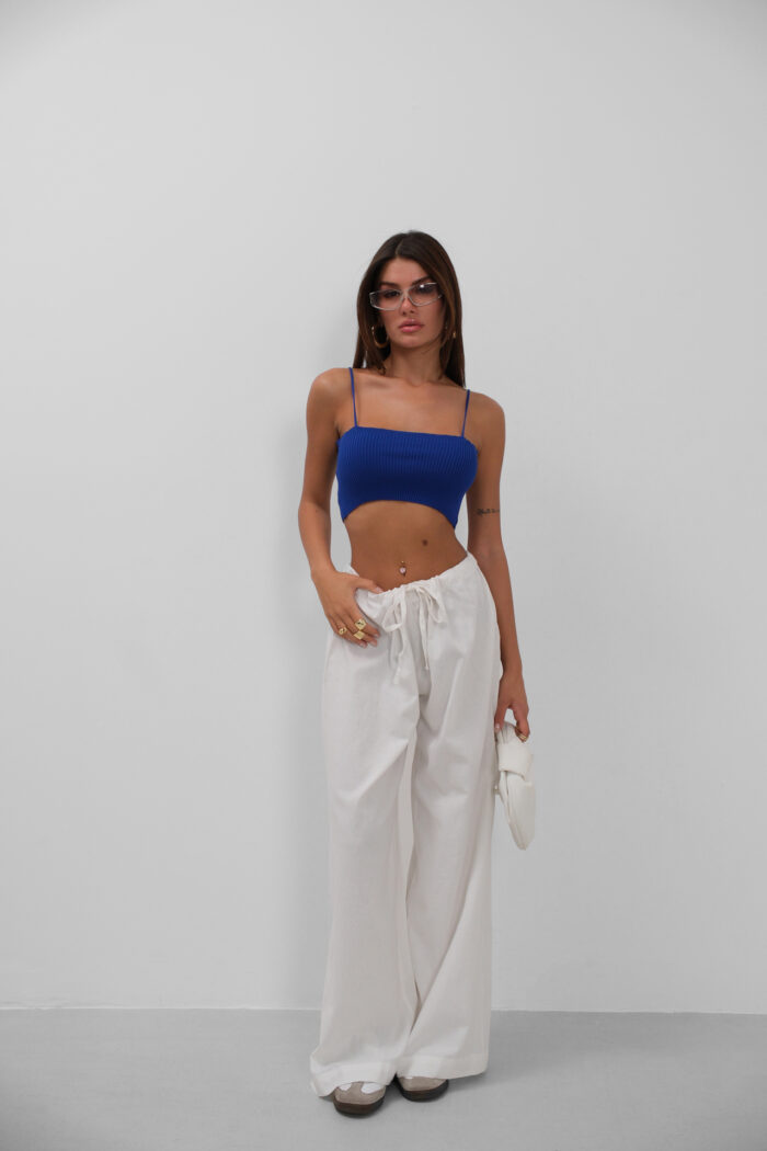 Thin Strap Crop Top - Saks - Producer: Black Fashion - Wholesale Women Clothes - TheBS Women