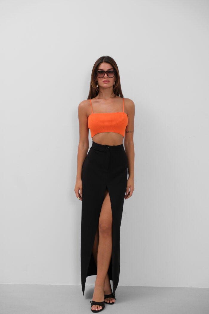Thin Strap Crop Top - Producer: Black Fashion - Wholesale Women Clothes - TheBS Women