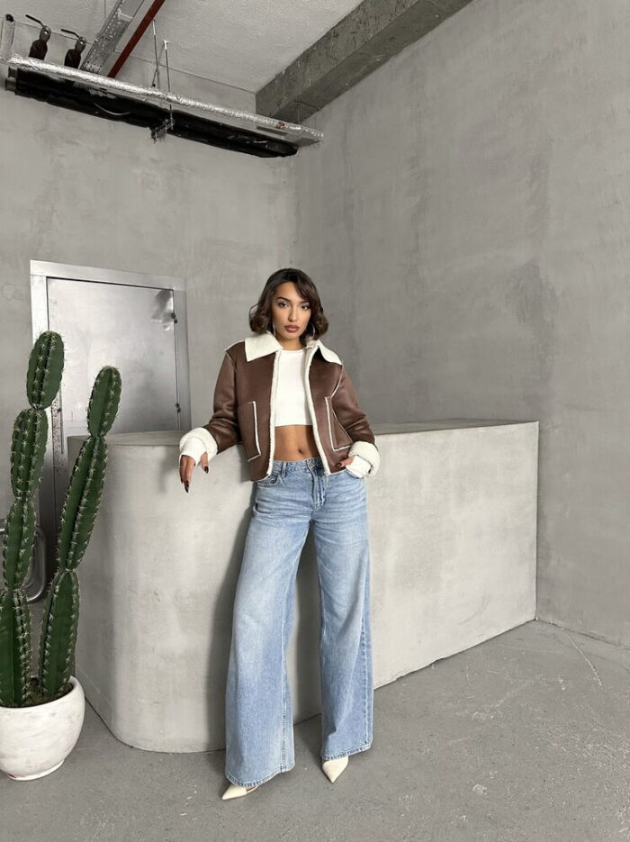 TanF1856 Suede Plush Coat - Producer: Topshow - Wholesale Women Clothes - TheBS Women