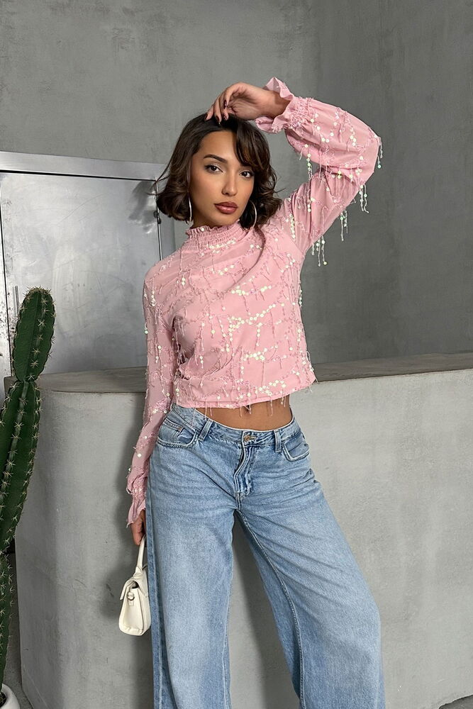 Fringed Blouse - Producer: Topshow - Wholesale Women Clothes - TheBS Women
