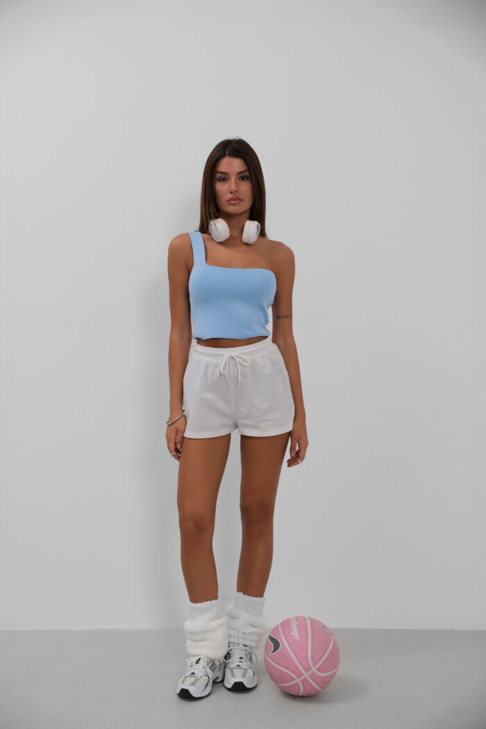 One Shoulder Crop Blouse - Producer: Black Fashion - Wholesale Women Clothes - TheBS Women