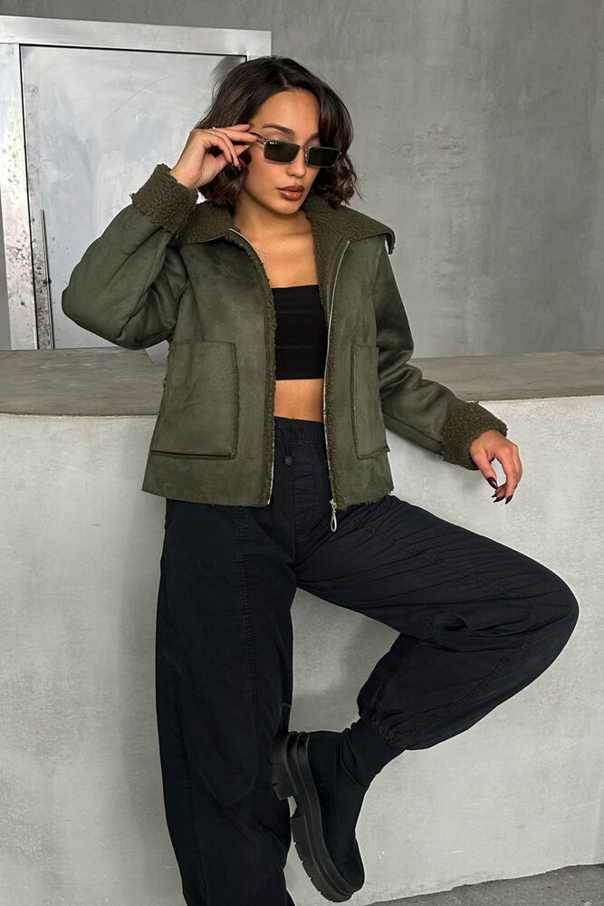 F Suede Plush Wholesale Coat - Producer: Topshow - Wholesale Women Clothes - TheBS Women