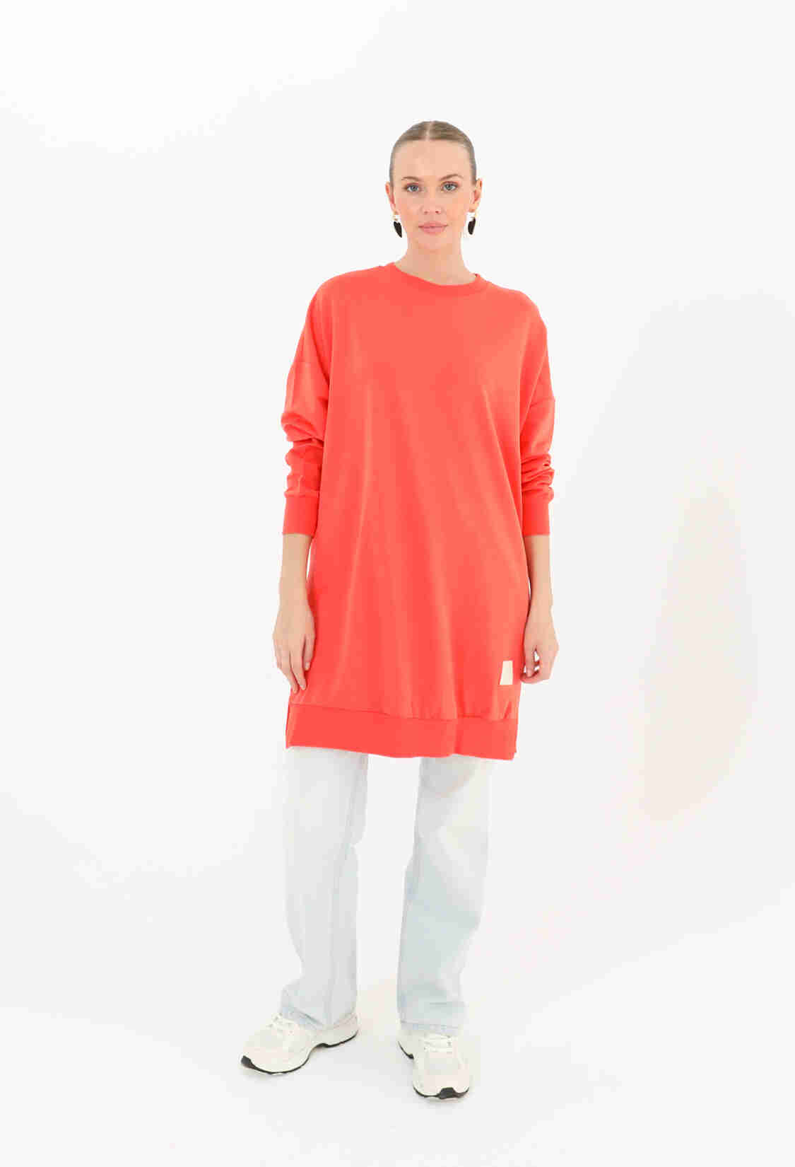 Basic Tunic - Coral - Brand: SOUL - Women & Kids, Baby Clothes Wholesale - TheBS Women