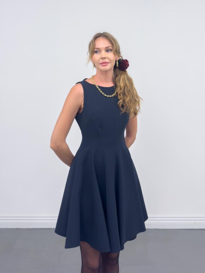 Seam Trace Flounce Mini Dress - Producer: Juste - Wholesale Women Clothes - TheBS Women