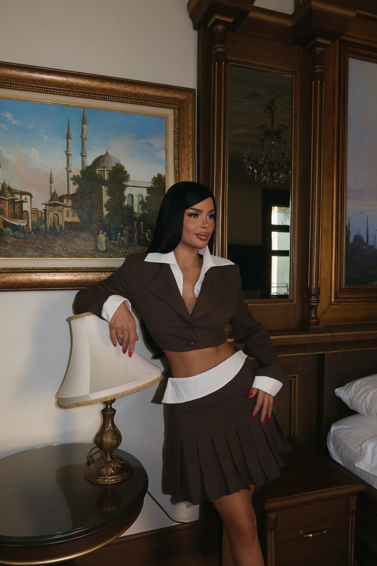 Pleated Skirt Set - Producer: EYYO ATELIER - Wholesale Women Clothes - TheBS Women