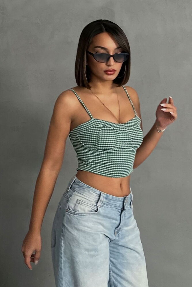 Pötikare Bustier - Green - Producer: Topshow - Wholesale Women Clothes - TheBS Women