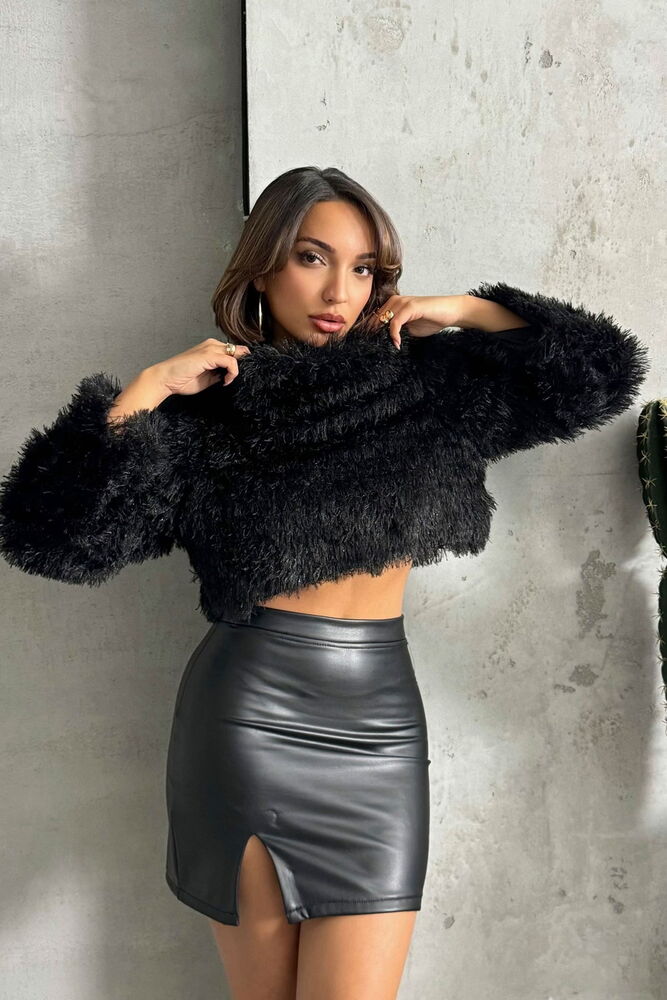 Faux Leather Mini Skirt - Producer: Topshow - Wholesale Women Clothes - TheBS Women