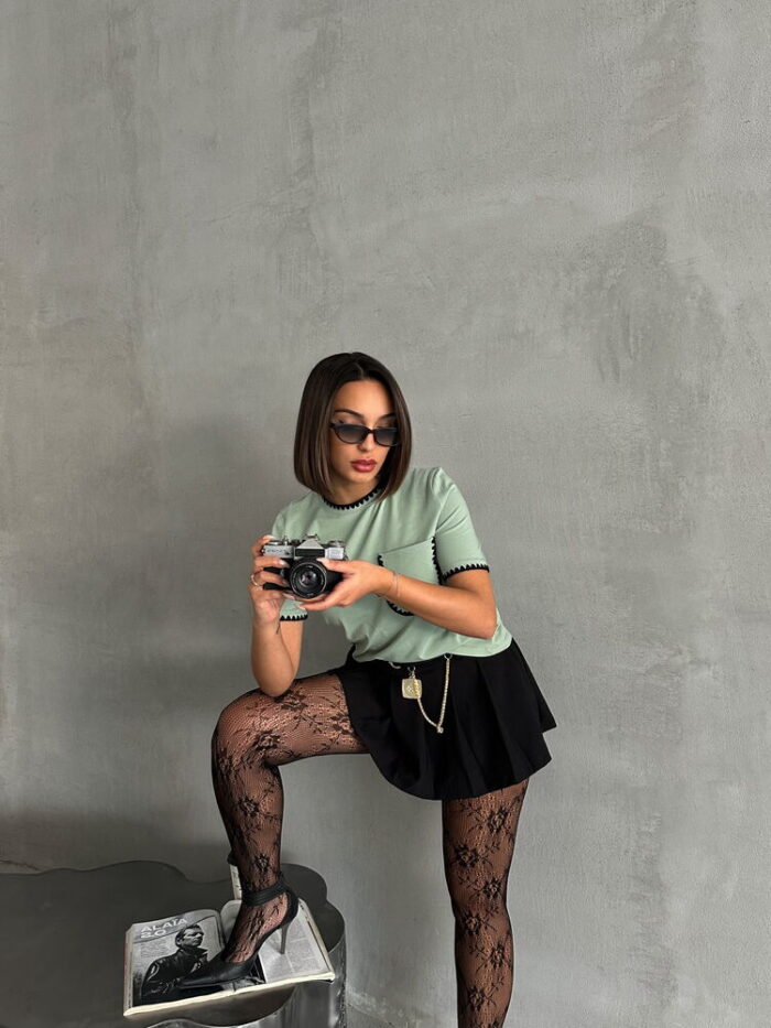 Shepherd Stitched T-Shirt - Producer: Topshow - Wholesale Women Clothes - TheBS Women