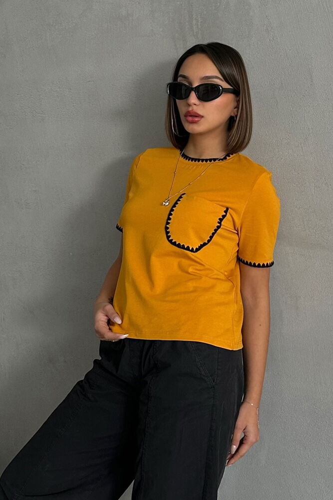 Shepherd Stitched T-shirt - Producer: Topshow - Wholesale Women Clothes - TheBS Women