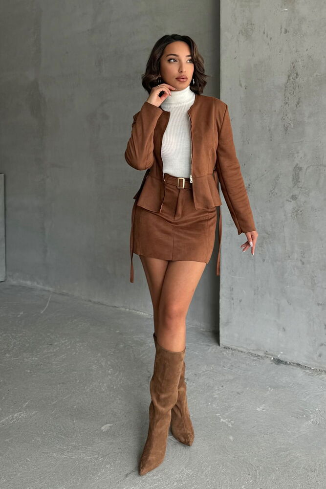 Belted Wholesale Skirt - Producer: Topshow - Wholesale Women Clothes - TheBS Women