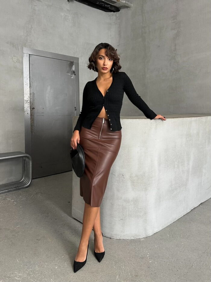 Leather Skirt - Producer: Topshow - Wholesale Women Clothes - TheBS Women